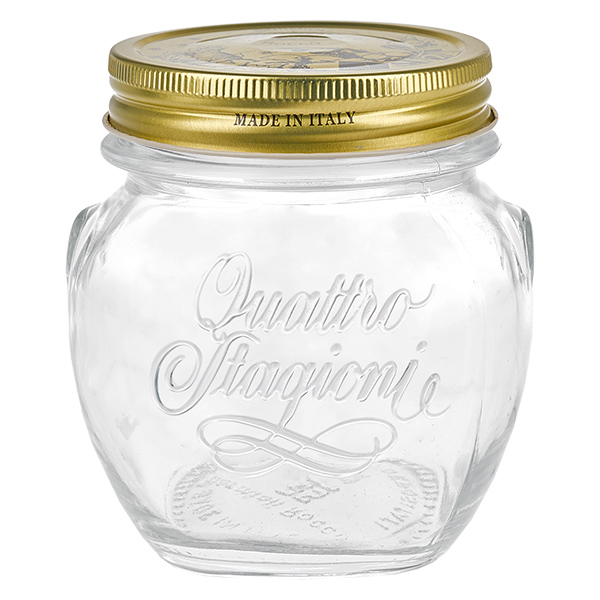Verre rond 300ml « Quattro Stagioni » avec couvercle