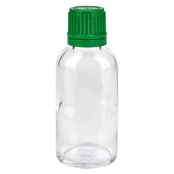 Flacon 30ml 11mm SV vert OV ClearLine UT18/30