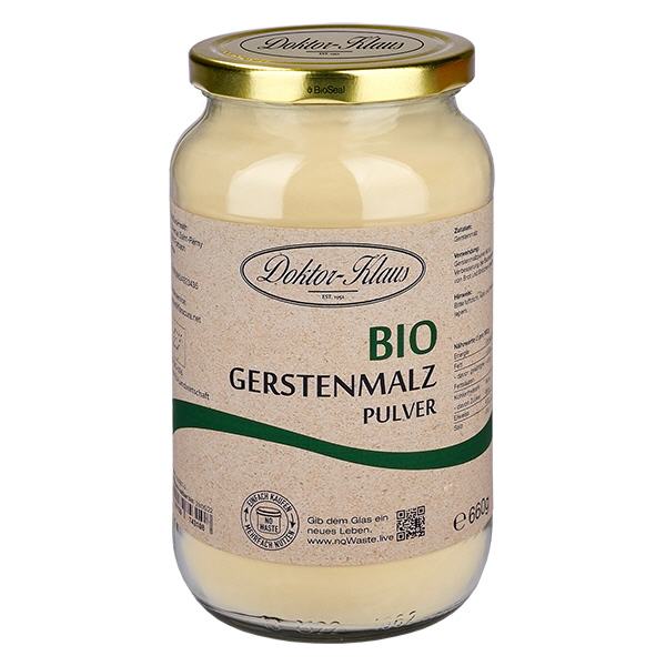 450g de poudre de malt d'orge bio Doktor-Klaus noWaste