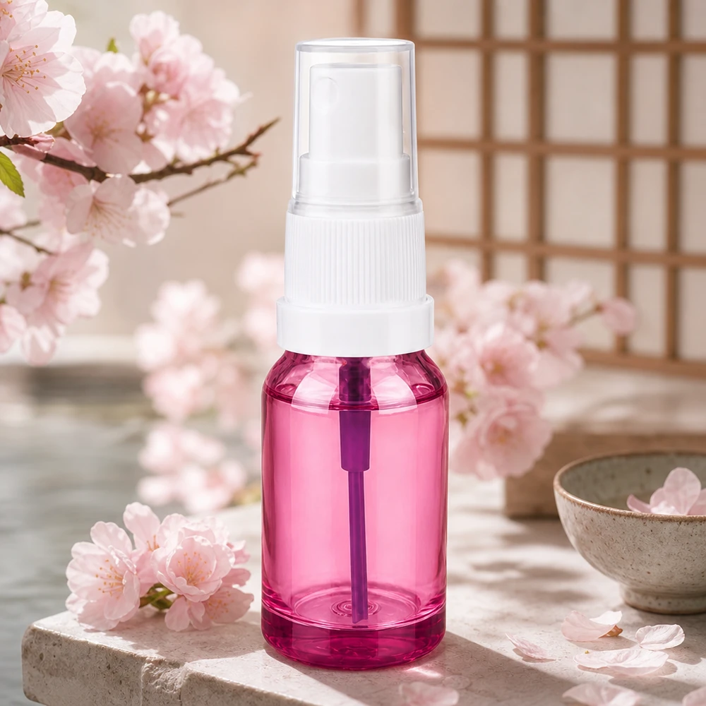 Vaporisateur 10ml blanc/transparent standard PurpleLine UT18/10 Vaporisateur de 10 ml au design élégant et transparent, idéal pour les produits de soin de la peau de haute qualité