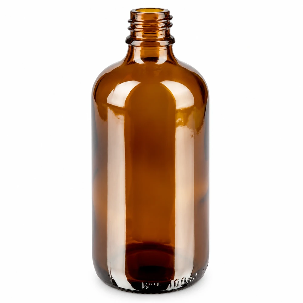 Flacon à pipette 100ml noir OV BrownLine UT18/100 Flacon compte-gouttes 100ml verre foncé résistant aux UV pour la cosmétique et l'aromathérapie
