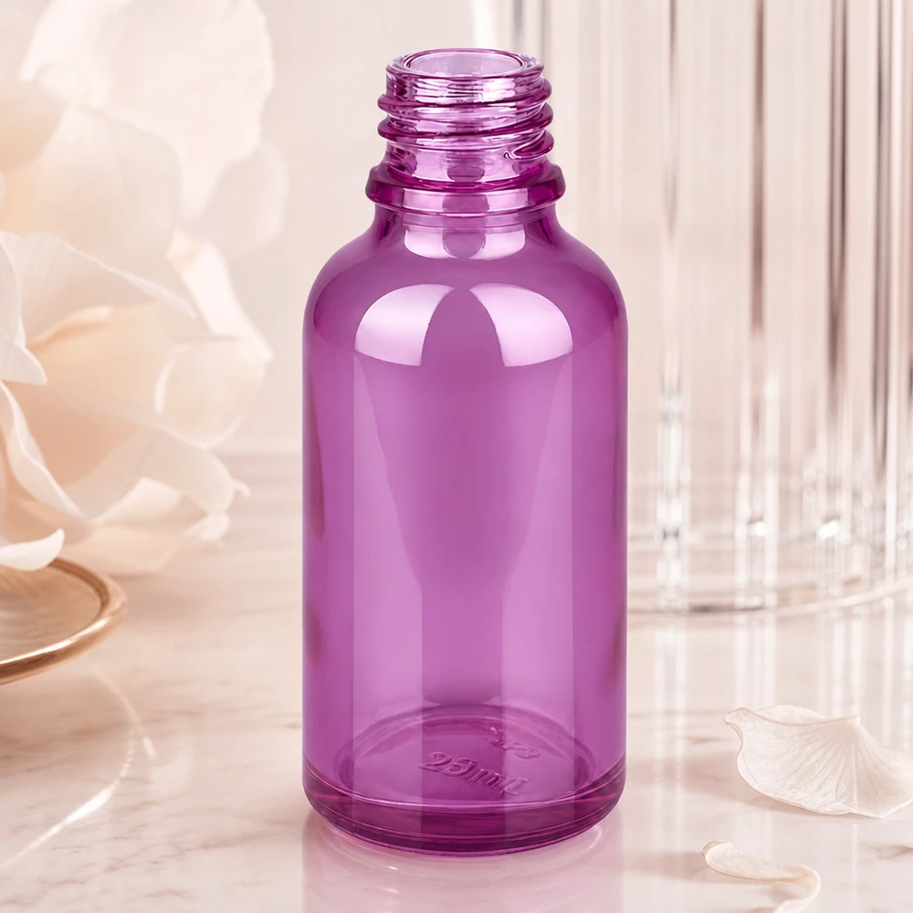 Bouteille à pharmacie de 30ml PurpleLine UT18/30 UNiTWIST Bouteille de pharmacie PurpleLine de 30 ml à dosage précis en verre violet pour l'application de gouttes