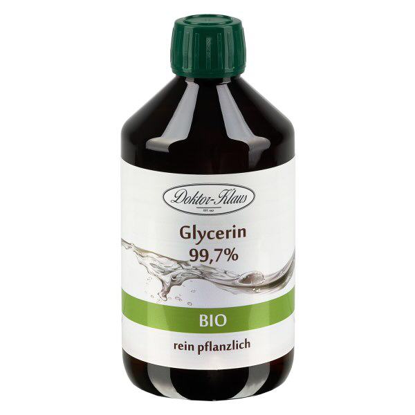 Glycérine bio 99,7 % en bouteille PET brune 500 ml (inviolabilité) - E 422 Glycérine bio 99,7 % en bouteille PET brune 500 ml (inviolabilité) - E 422