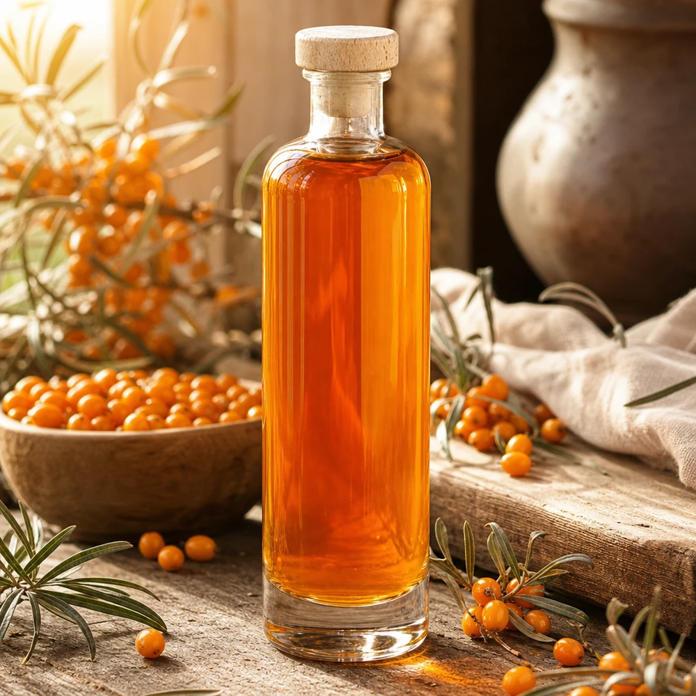 Bouteille en verre 500 ml « Ella » avec bouchon en bois UNiTWIST®