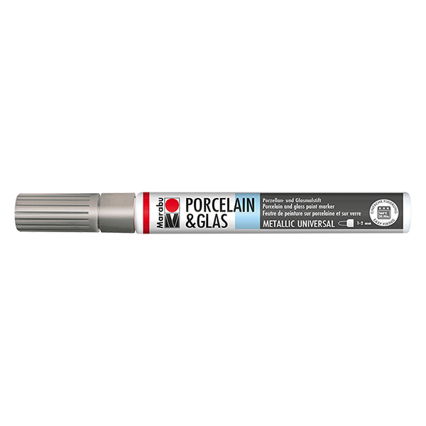 Crayon Argent 1-2mm pour verre/porcelaine (082) Crayon Argent 1-2mm pour verre/porcelaine (082)