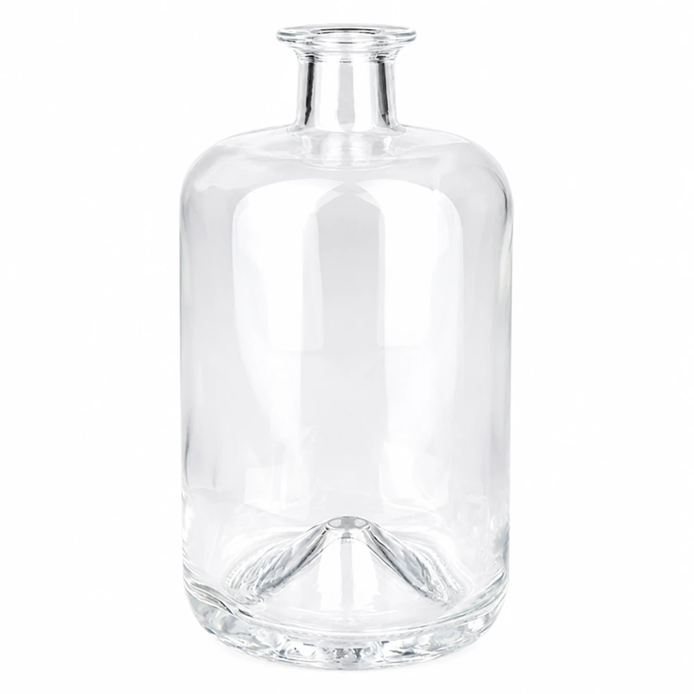 Bouteille en verre de 700ml Sofia sans bouchon UNiTWIST transparent vide Photo du produit sur fond blanc