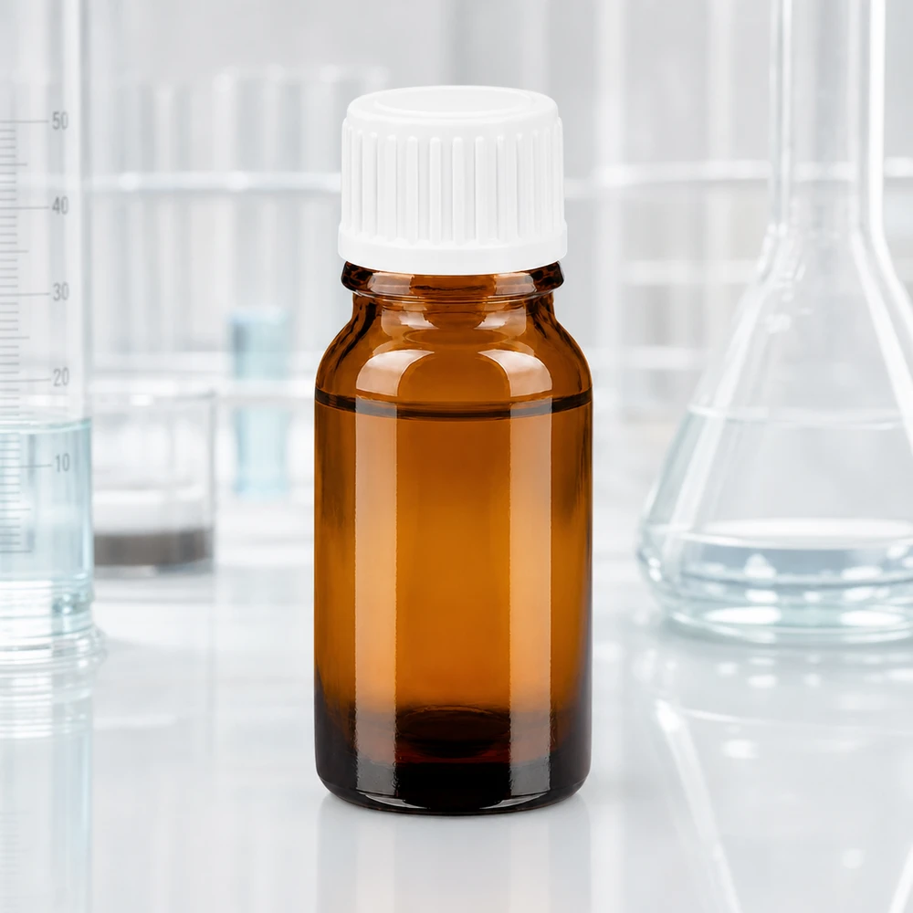 10ml flacon compte-gouttes 0.9mm blanc STD BrownLine UT18/10 Bouteille de pharmacie brune de 10 ml avec bouchon blanc à l'épreuve des enfants pour une conservation en toute sécurité