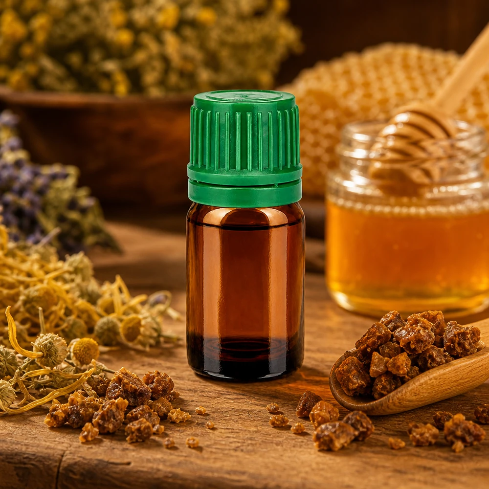 Flacon compact de 5 ml avec bouchon d'inviolabilité vert pour un stockage sûr des produits naturels