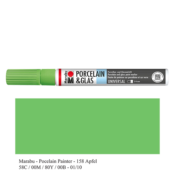 Crayon Pomme 2-4mm pour verre/porcelaine (158)
