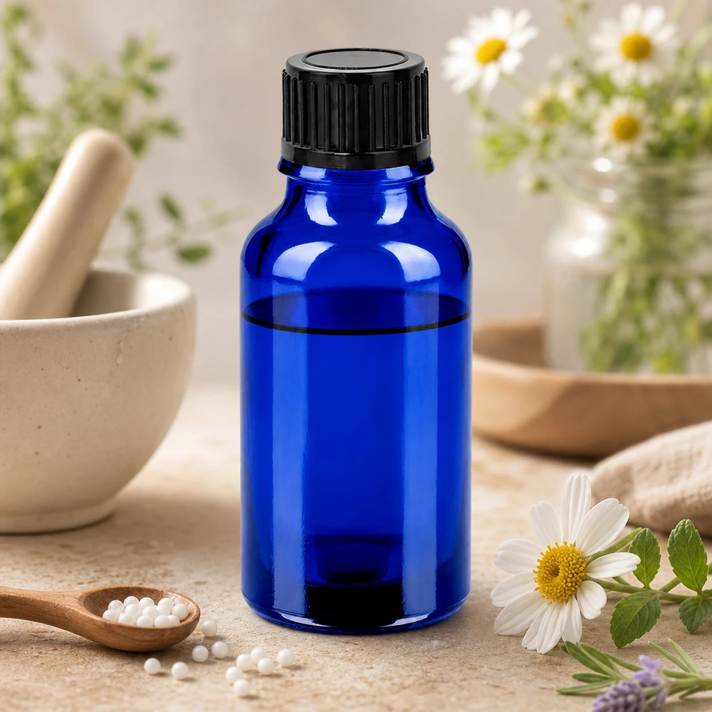 Flacon 20ml 11mm SV noir STD BlueLine UT18/20 Bouteille en verre de 20 ml avec bouchon SV noir idéale pour les cosmétiques DIY et les mélanges faits maison