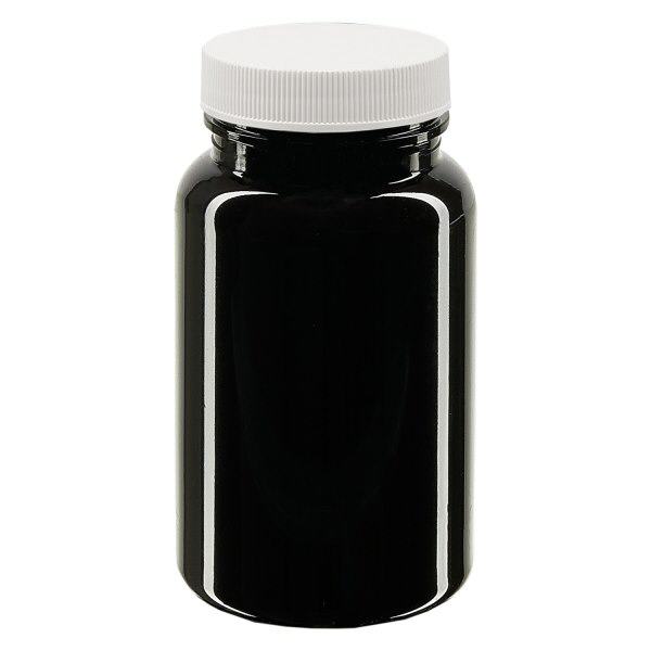 Pot Petpacker ambré 100 ml, goulot 38 mm avec couvercle étanche SFYP