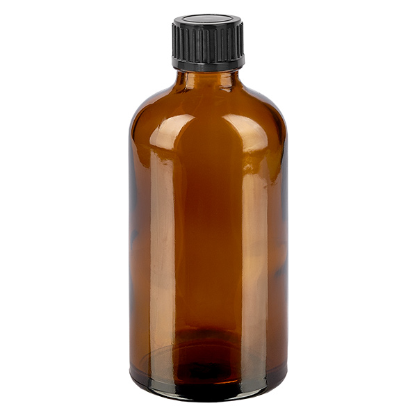 Flacon 100ml 11mm SV noir STD BrownL. UT18/100