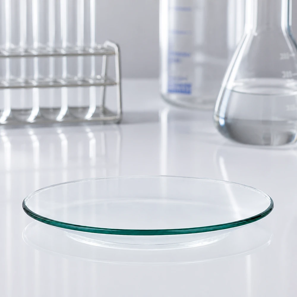 Verre de montre 90 mm - verre borosilicate 3.3 - bord fondu Petite coupelle de laboratoire Ø 90mm avec bord en verre lisse pour la conservation d'échantillons et l'analyse