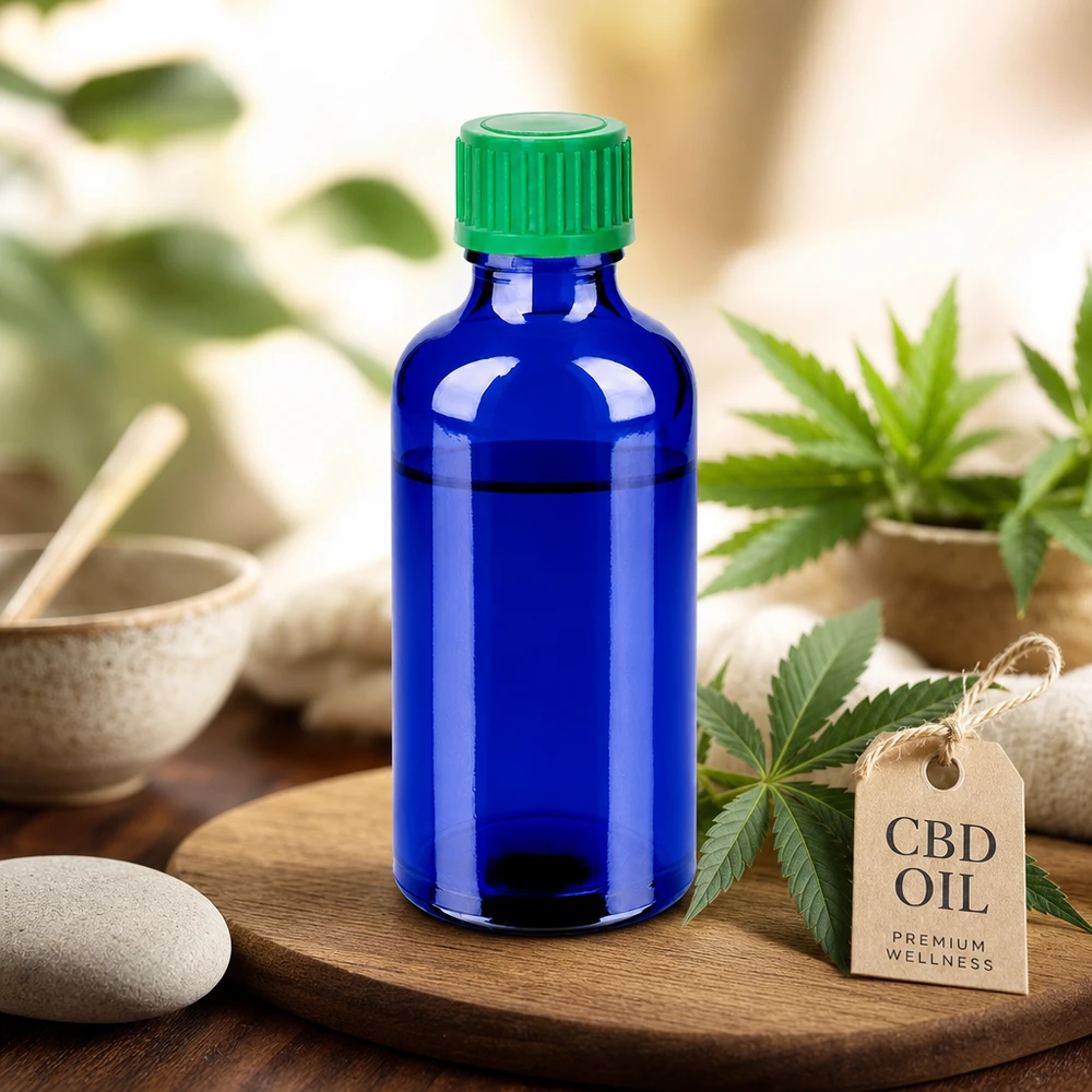 Flacon compte-goutte 50ml 0.8mm vert STD BlueLine UT18/50 Flacon compte-gouttes de précision 50ml idéal pour les pharmacies et les cabinets de naturopathie professionnels
