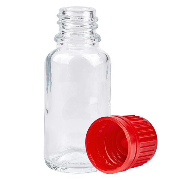Flacon 20ml 11mm SV rouge OV ClearLine UT18/20 Flacon 20ml 11mm SV rouge OV ClearLine UT18/20