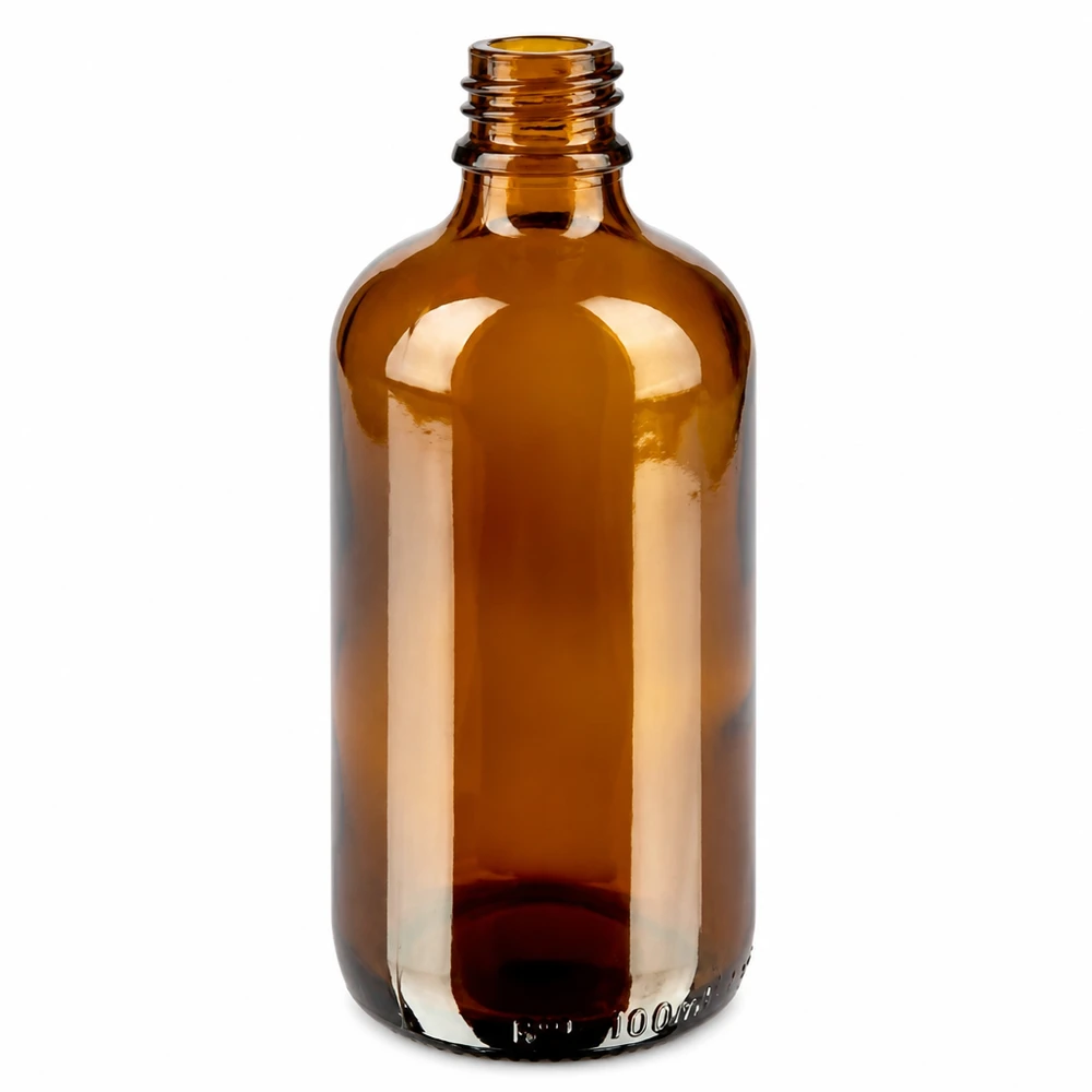 Flacon 100ml 11mm SV rouge OV BrownLine UT18/100 Bouteille en verre de haute qualité 100ml avec bouchon SV - Qualité Made in Germany