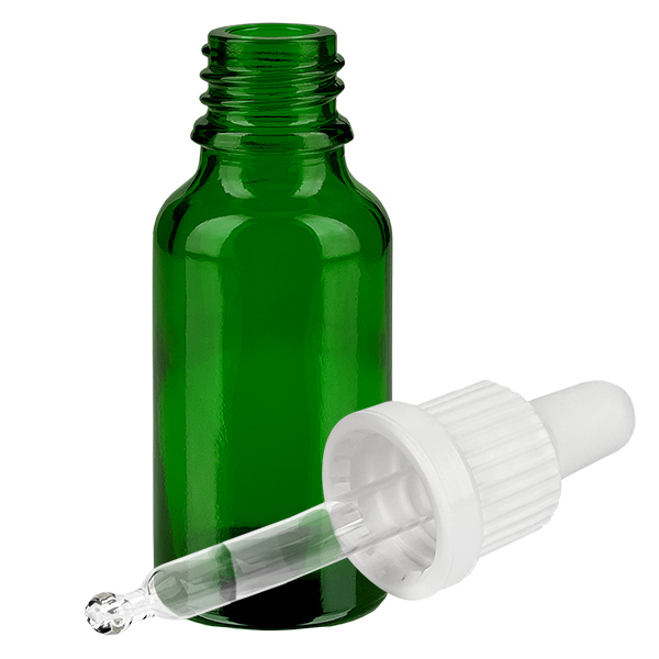 Flacon à pipette 20ml blanc OV GreenLine UT18/20 Flacon à pipette 20ml blanc OV GreenLine UT18/20
