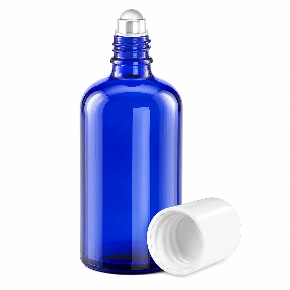 Flacon Roll-On 100ml blanc STD BlueLine UT18/100 Flacon Roll-On 100ml blanc STD BlueLine UT18/100