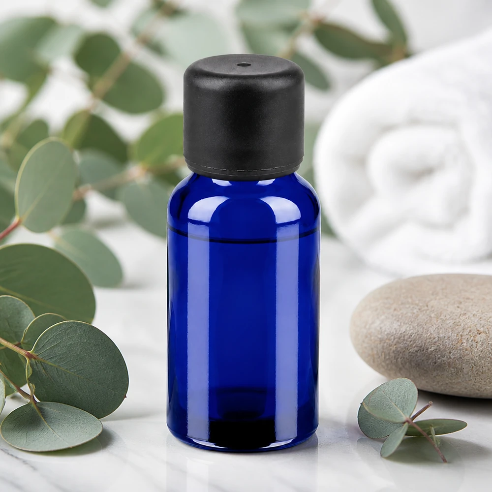 Flacon 20ml 6mm SV noir STD BlueLine UT18/20 Flacon en verre pratique de 20 ml de la série BlueLine avec un bec étroit de 6 mm pour une utilisation goutte à goutte