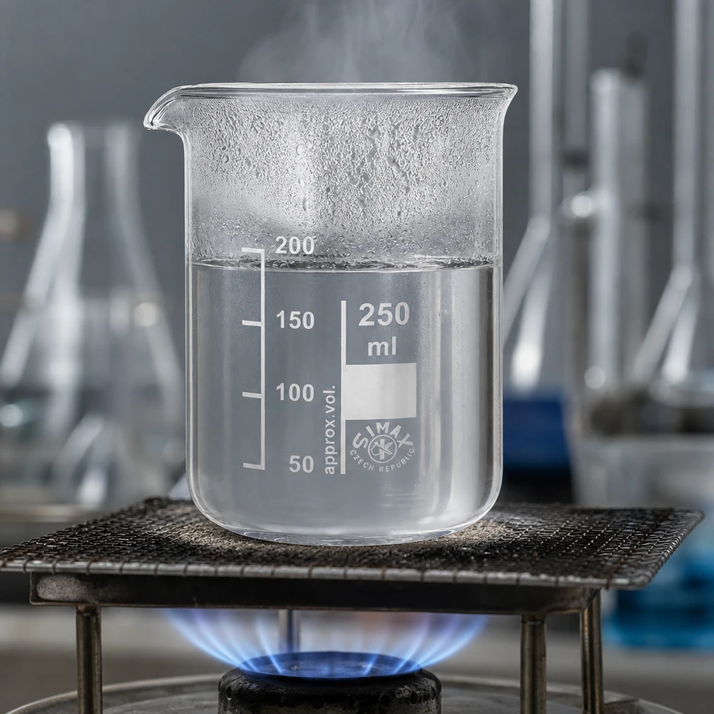 Bécher 250ml en verre borosilicate résistant à la chaleur (forme basse) Bécher transparent 250ml en verre borosilicaté forme basse pour des mesures et des expériences précises