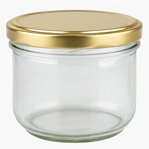 260ml Verre conique avec couvercle BasicSeal or UNiTWIST