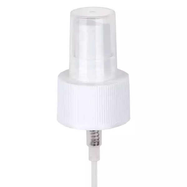 Buse de pompe blanche GCMI 28/410 avec capuchon transparent Buse de pompe blanche GCMI 28/410 avec capuchon transparent