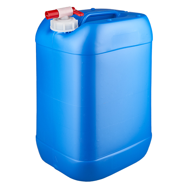 Bidon 25 litres bleu avec robinet