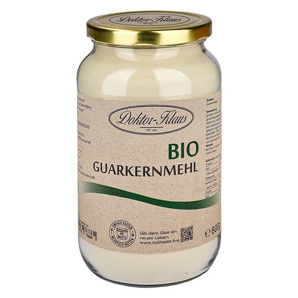 800g de gomme de guar bio Doktor-Klaus noWaste
