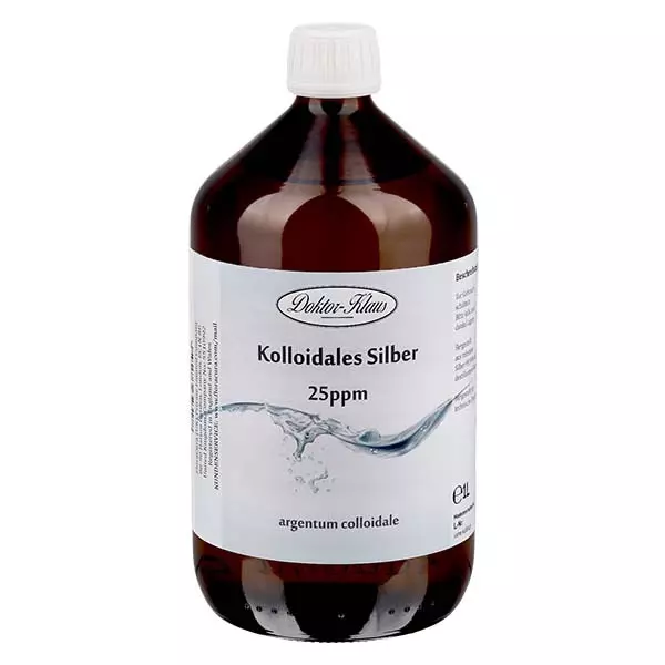Argent colloïdal 25ppm 1000ml Doktor-Klaus