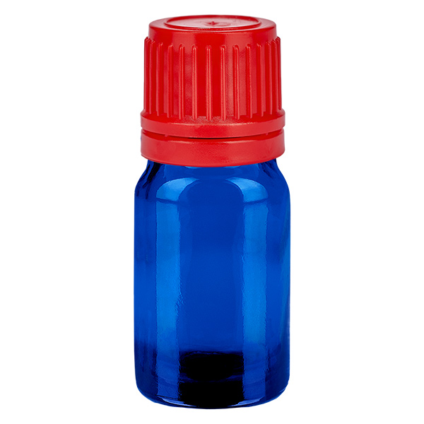 Flacon 5ml 11mm SV rouge OV BlueLine UT18/5