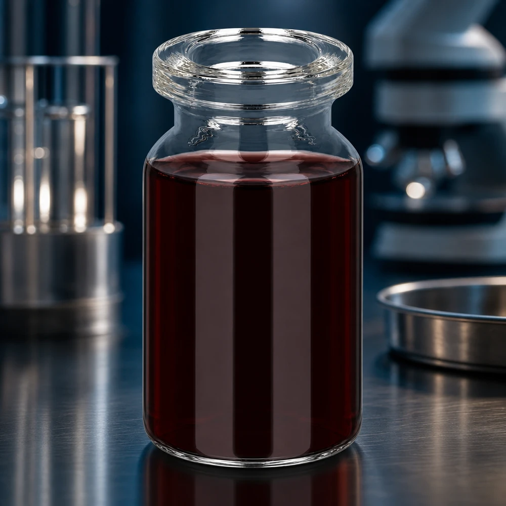Flacon d'injection en verre clair 5 ml Klarglas Injektionsflasche 5ml für Blutprodukte oder Eisenpräparate im klinischen Einsatz