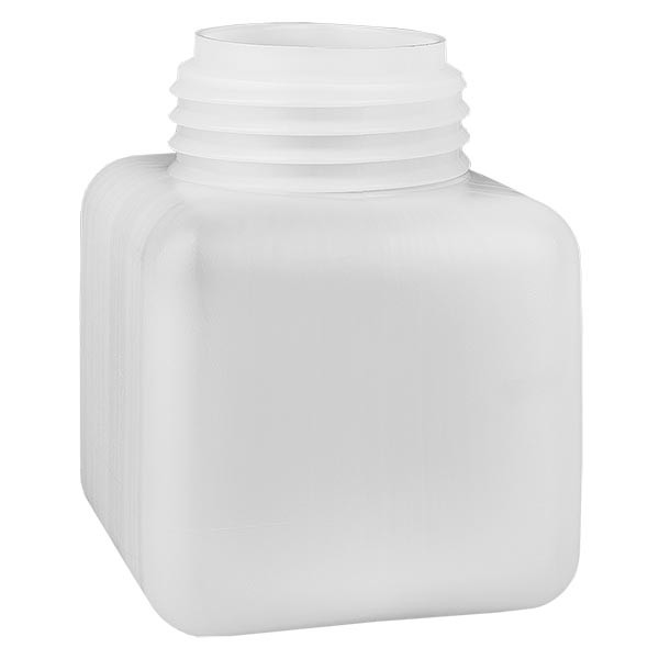 Flacon à produits chimiques 500 ml à col large, PEHD couleur naturelle, GL 65 Flacon à produits chimiques 500 ml à col large, PEHD couleur naturelle, GL 65