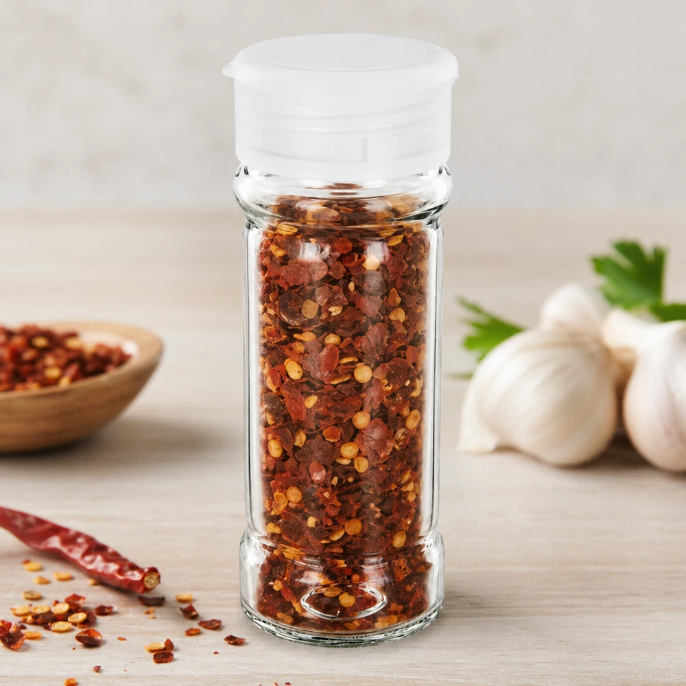 Pot à sel/épices 100 ml avec saupoudreuse, blanc Pot à sel/épices 100 ml avec saupoudreuse, blanc