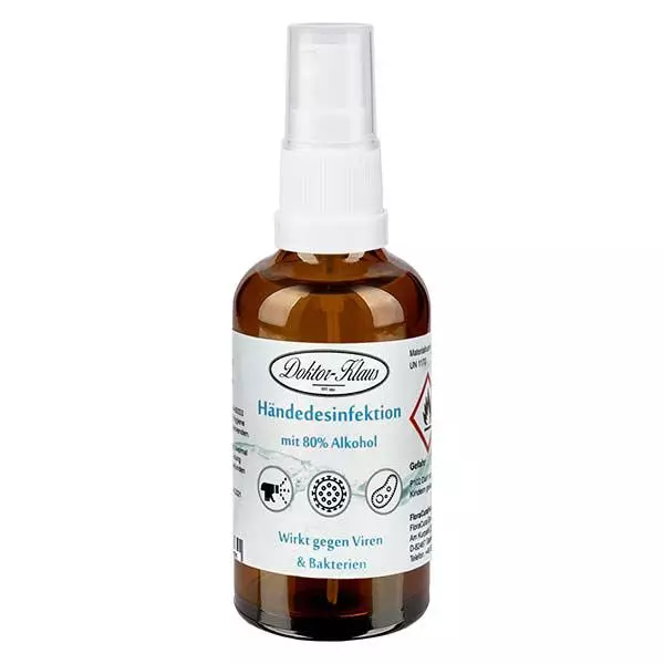 50ml Spray désinfectant pour les mains Doktor-Klaus 50ml Spray désinfectant pour les mains Doktor-Klaus
