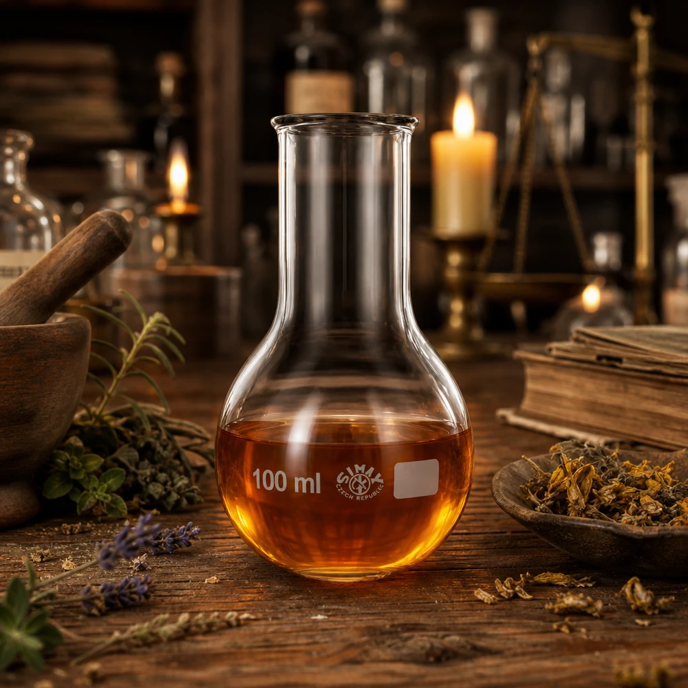 Ballon à fond plat 100ml col large borosilicate avec bord arrondi Ballon en verre à col large 100ml avec bord épaissi pour une bonne tenue et stabilité