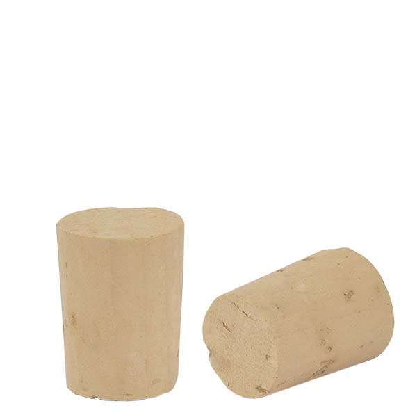 Bouchon de liège naturel (conique) 15/18mm, hauteur 22mm