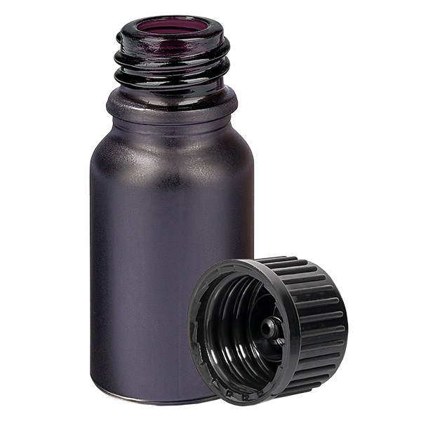 Flacon 10ml 11mm SV noir STD BlackLine UT18/10 Flacon 10ml 11mm SV noir STD BlackLine UT18/10