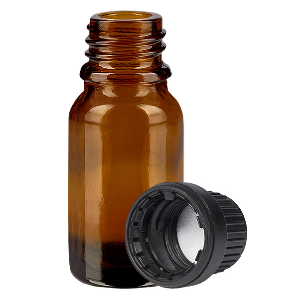 Flacon 10ml 11mm SV noir OV BrownLine UT18/10