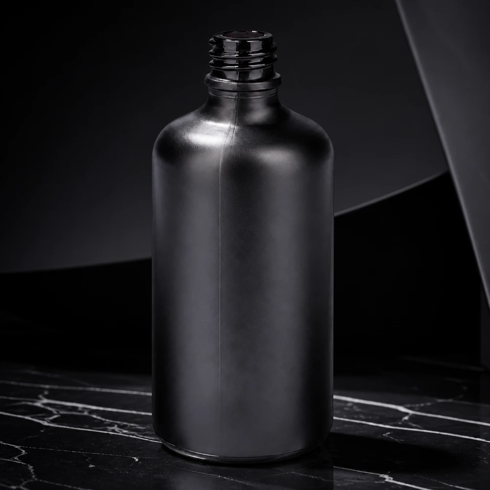 Flacon à pharmacie de 100ml BlackLine UT18/100 UNiTWIST Bouteille de pharmacie polyvalente de 100 ml BlackLine UT18/100 UNiTWIST pour l'aromathérapie et la cosmétique naturelle