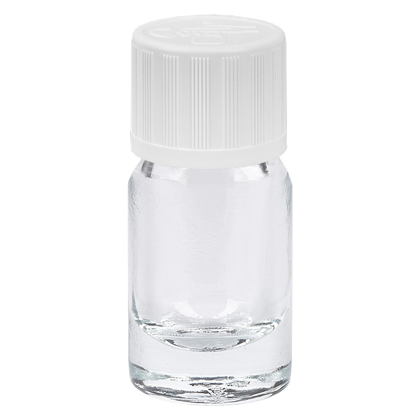 Flacon compte-gouttes 5ml 1.2mm w. STD KiSi ClearL. UT18/5