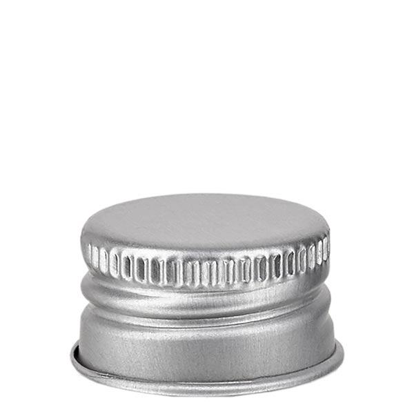 Capsule à vis PP 18 mm, aluminium argenté, standard Capsule à vis PP 18 mm, aluminium argenté, standard