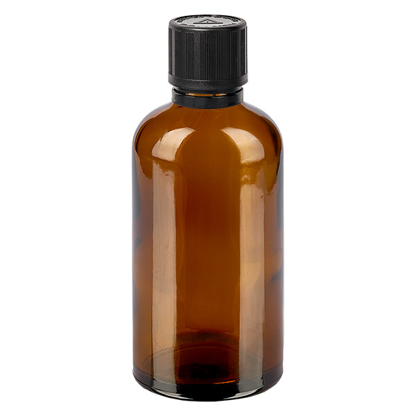 100ml flacon compte-gouttes. 1mm s. OV KiSi Bli BrownL. UT18/100