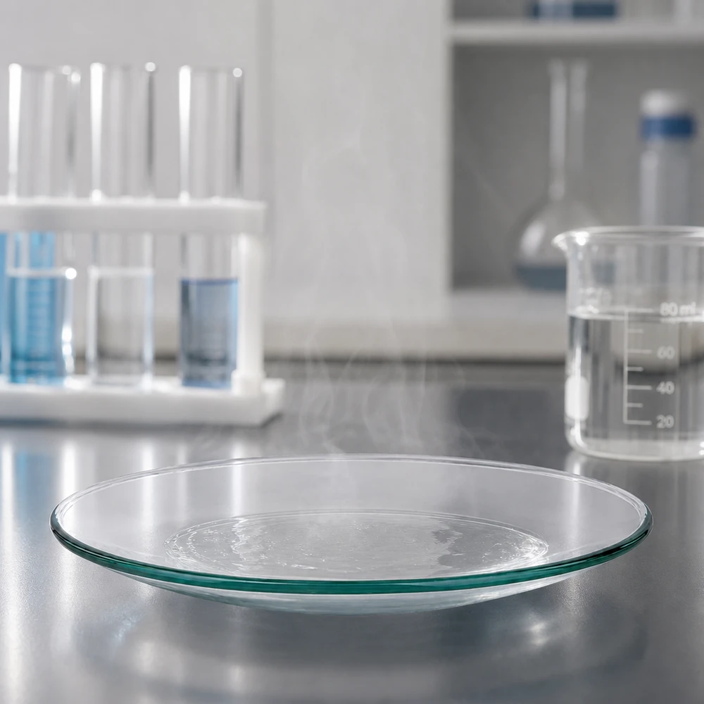 Verre de montre de précision en verre transparent 100 mm pour l'équipement professionnel de laboratoire