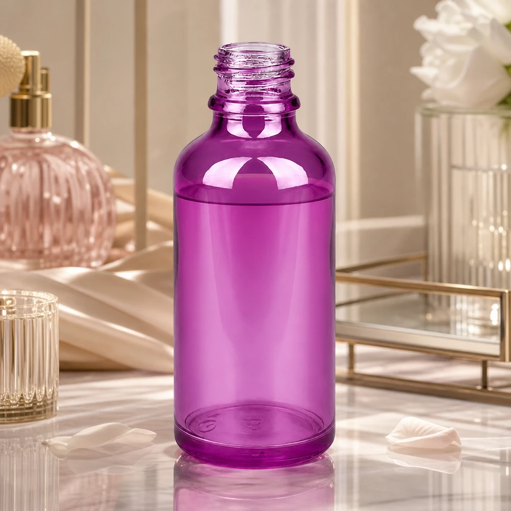 Bouteille à pharmacie de 50ml PurpleLine UT18/50 UNiTWIST Flacon de pharmacie pratique PurpleLine UT18/50 UNiTWIST 50ml pour le bricolage cosmétique et la médecine naturelle