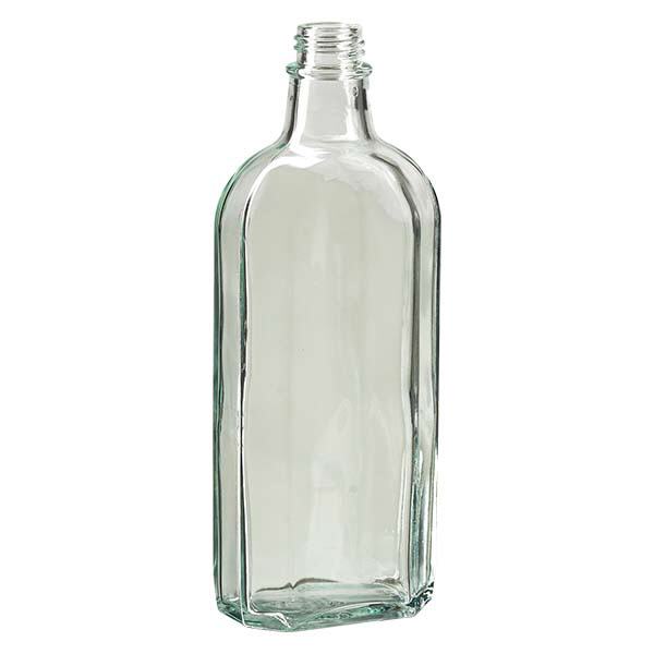 Flasque transparente de 250 ml au goulot DIN 22 Flasque transparente de 250 ml au goulot DIN 22