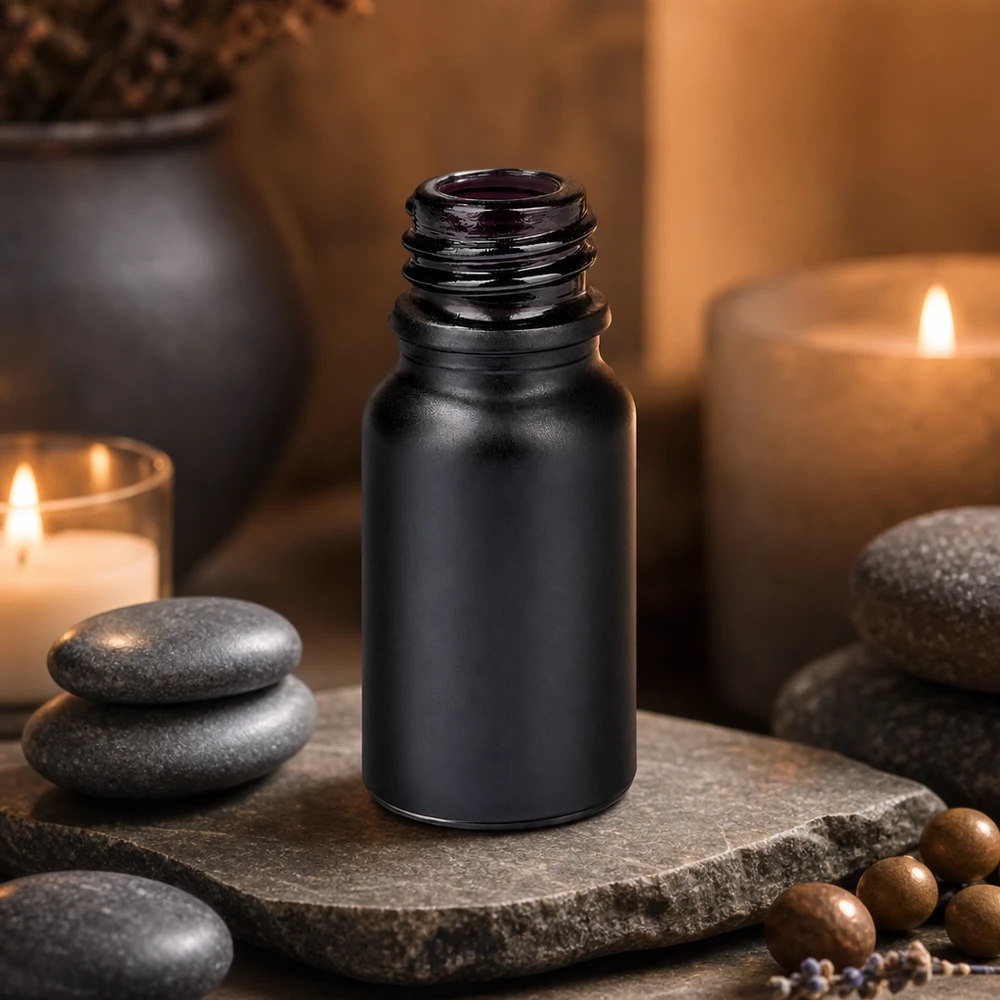 Bouteille de pharmacie de 10ml BlackLine UT18/10 UNiTWIST Flacon à pharmacie professionnel 10ml BlackLine UT18/10 UNiTWIST pour l'industrie pharmaceutique et cosmétique