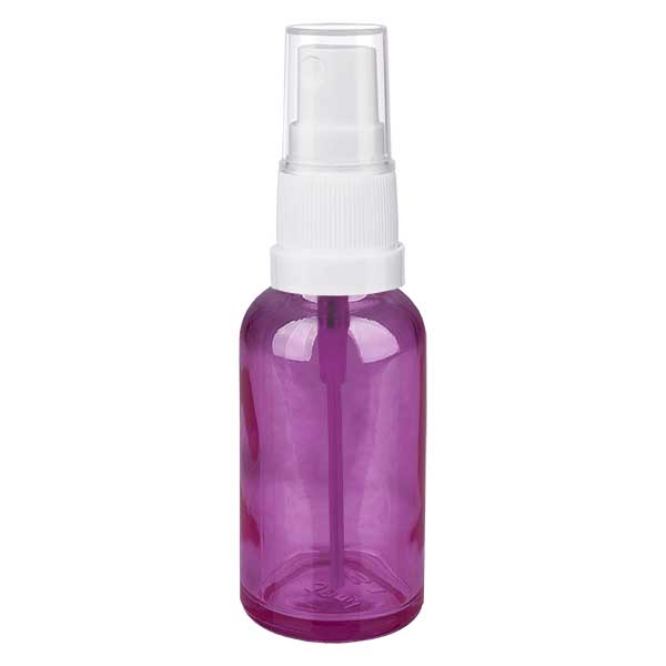 Vaporisateur 30ml blanc/transparent Standard PurpleLine UT18/30