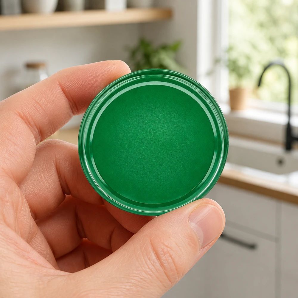 82mm BasicSeal bouchon vert (TO82) UNiTWIST Couvercle métallique vert 82 mm TO82 BasicSeal UNiTWIST Cuisine - Arrière-plan