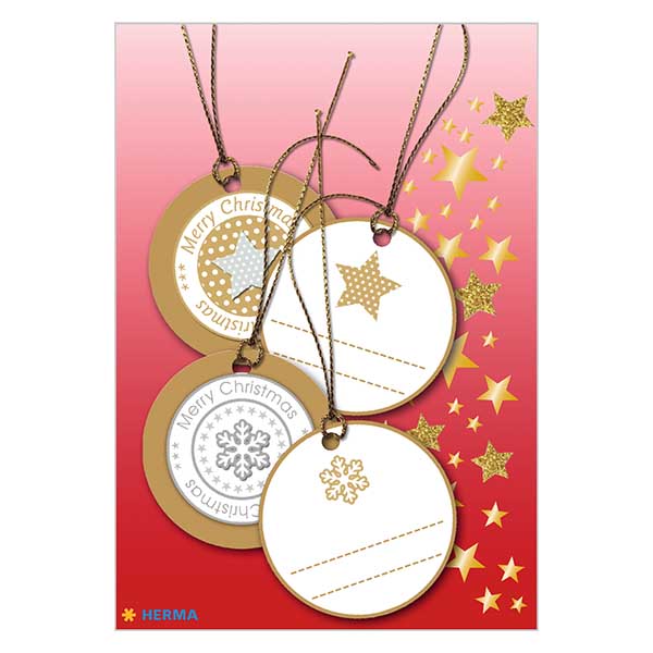 Pendentif &quot;étoiles&quot; (4 pièces) avec paillettes 3D