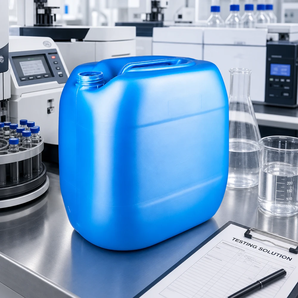 Récipient pour liquides de grande capacité, 30 litres, bleu, sans couvercle, avec un bouchon à vis robuste